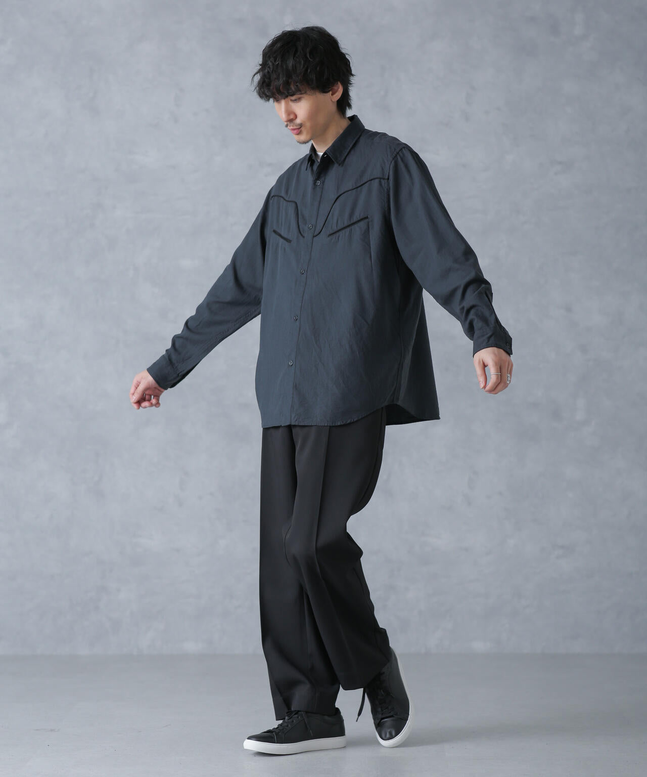 コットンレーヨン ウエスタンシャツ 6684120219