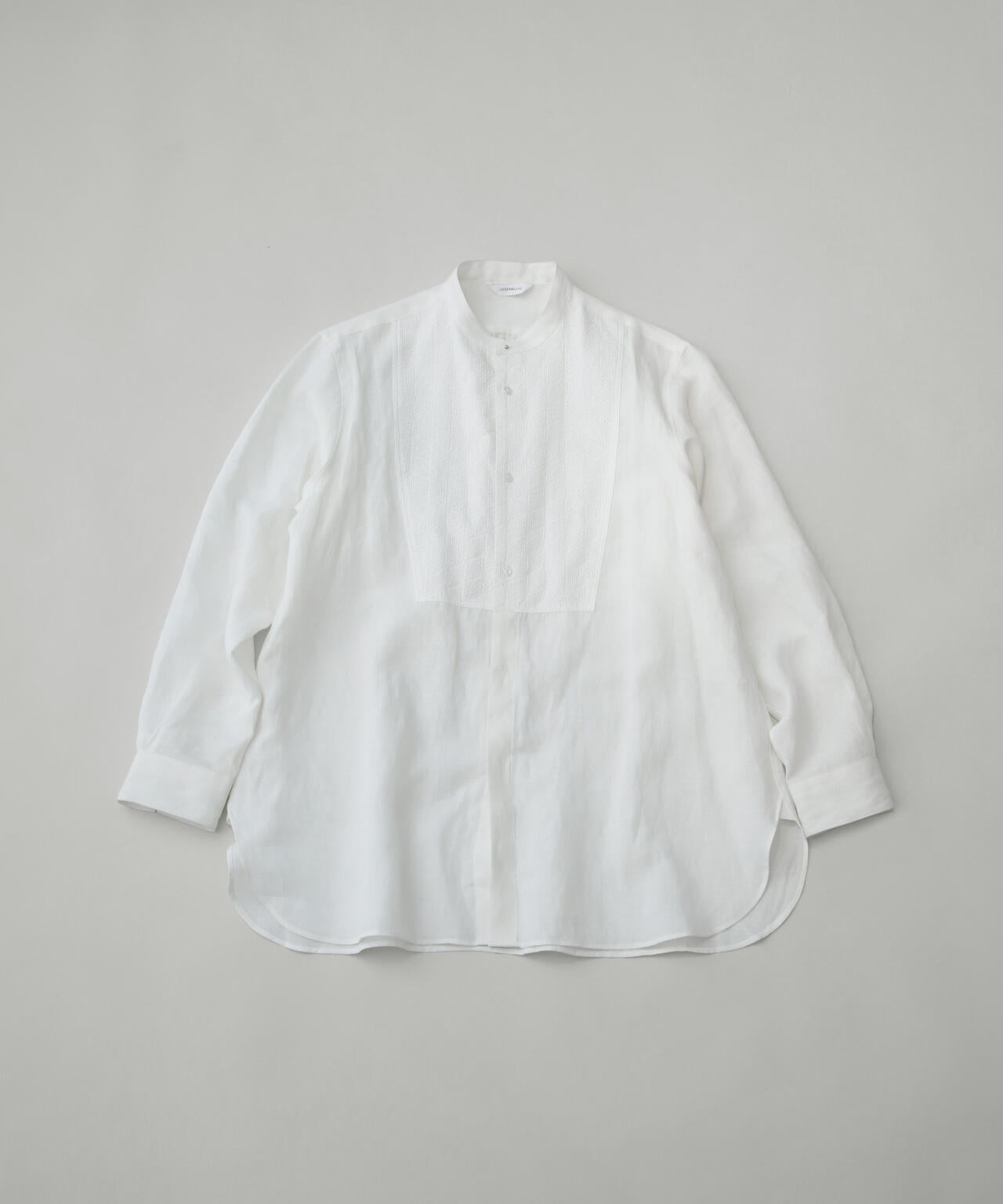 AB.ダブルカバーポプリンワッシャーグランパシャツ 6684120228