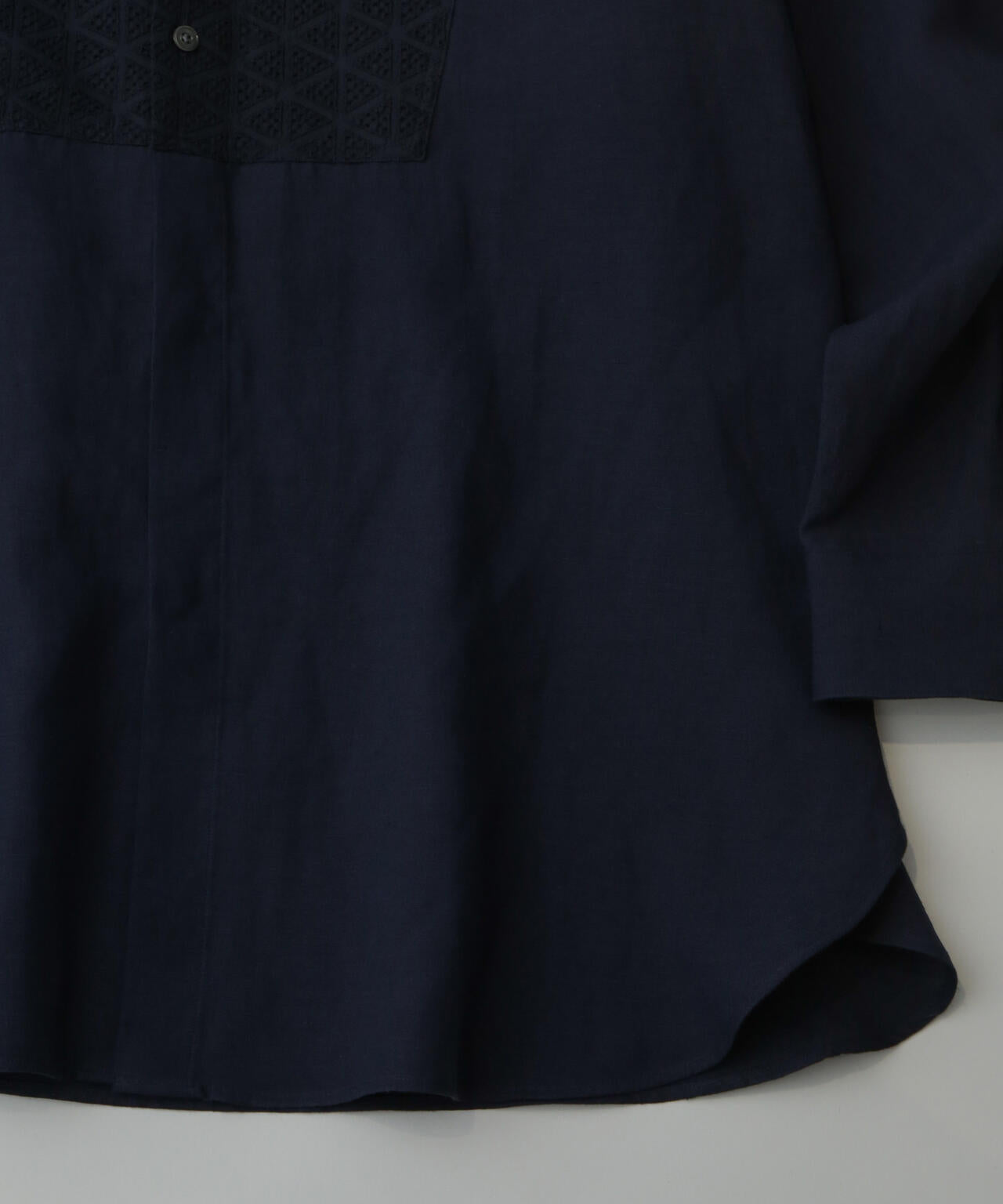 AB.ダブルカバーポプリンワッシャーグランパシャツ 6684120228