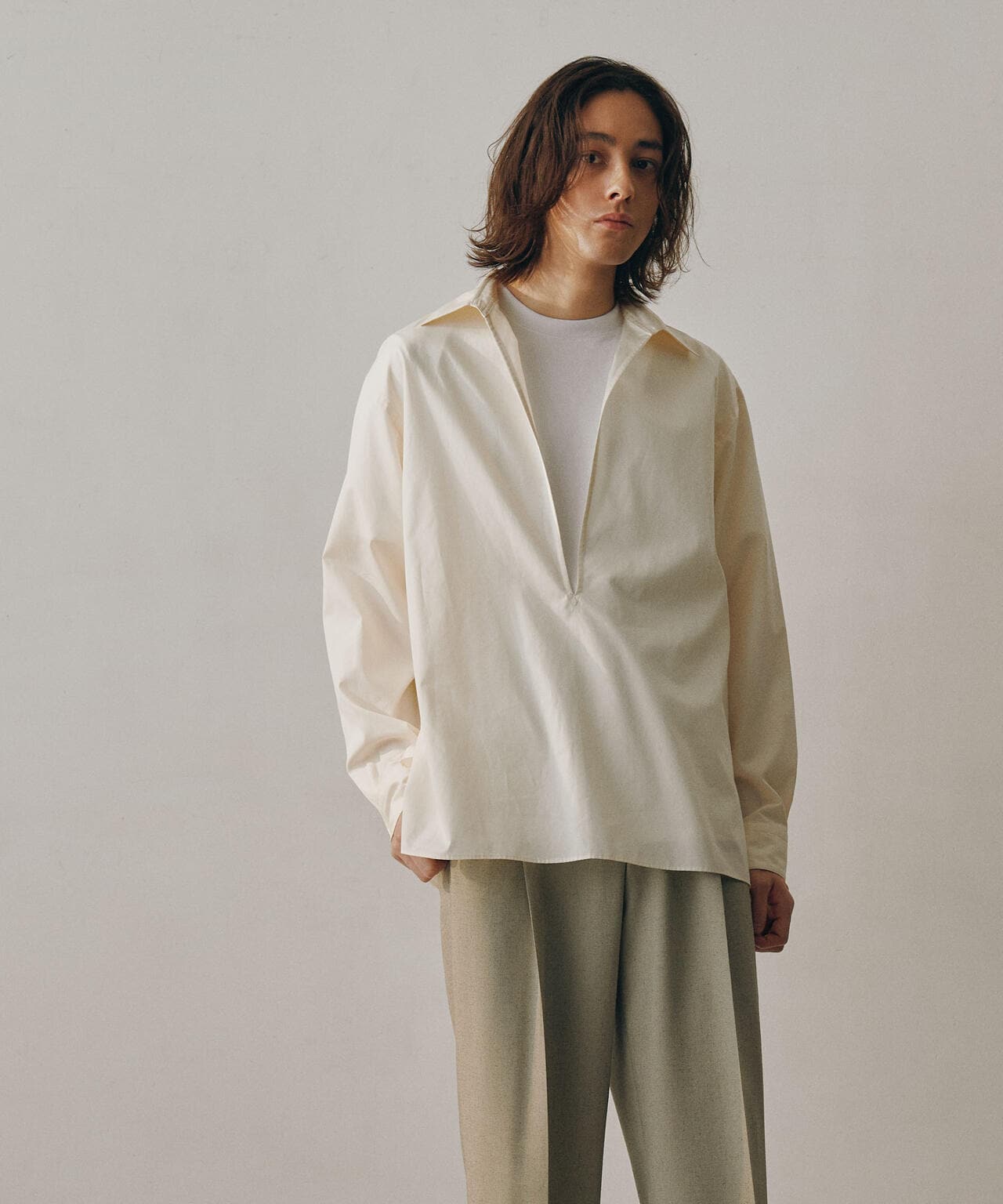 ポプリンスキッパーシャツ 6684120233