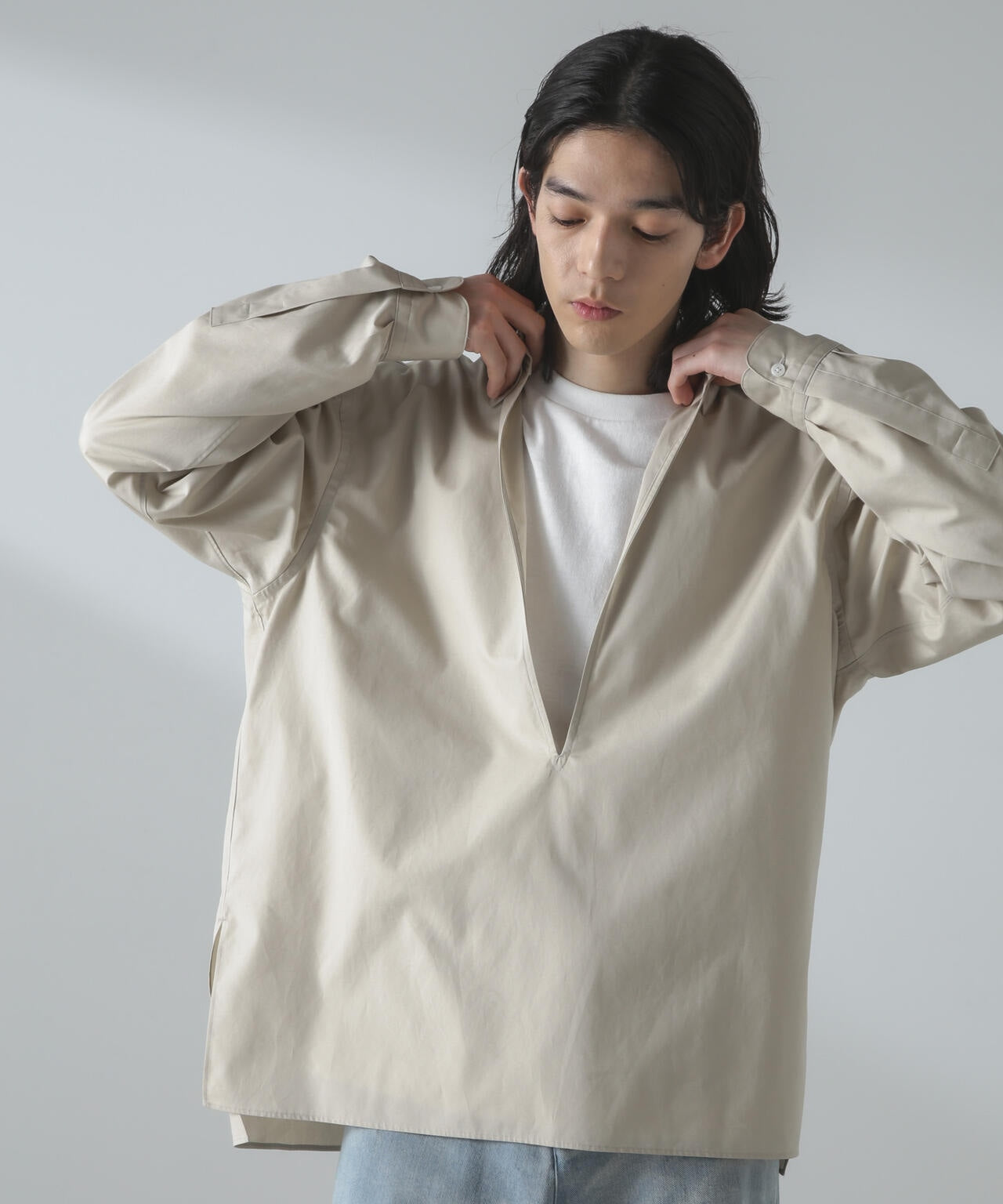 ポプリンスキッパーシャツ 6684120233