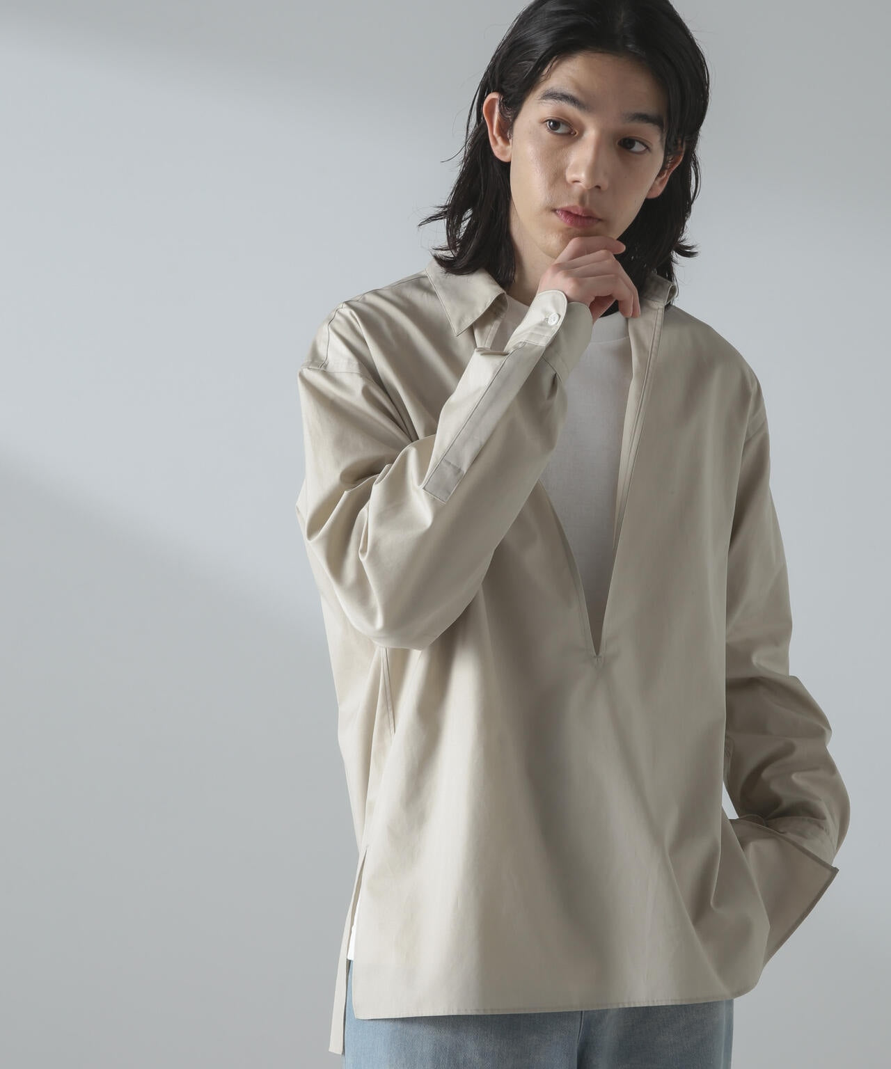 ポプリンスキッパーシャツ 6684120233