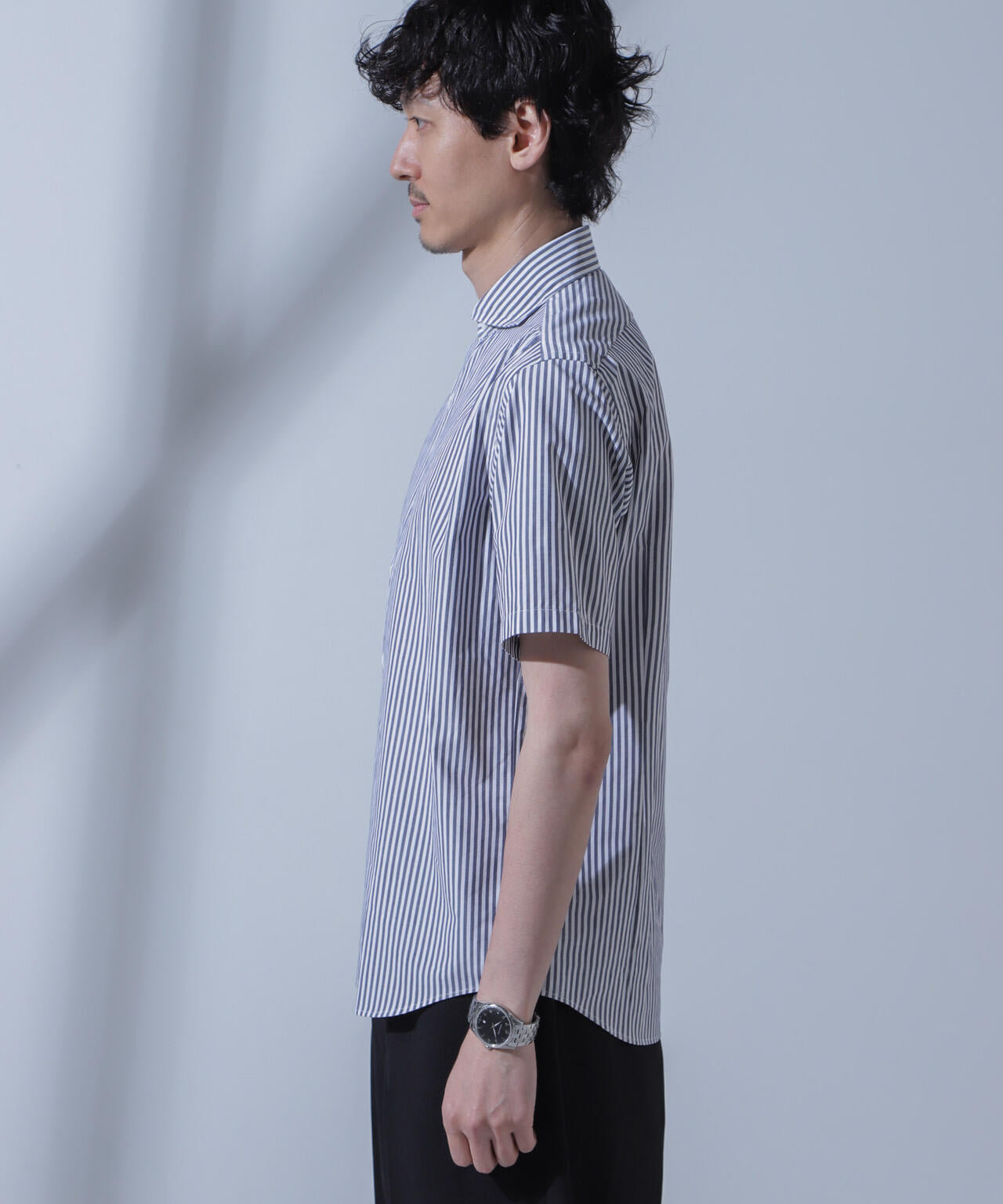 「N SHIRTS」AntiSoaked(R)汗染み防止ホリゾンタルカラーシャツ半袖 6684121209