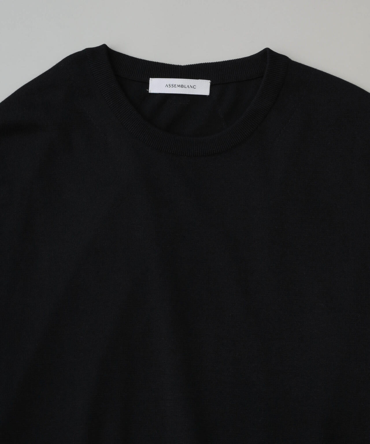 AB.シルクプレーティングリラックスニットTシャツ 6684122222