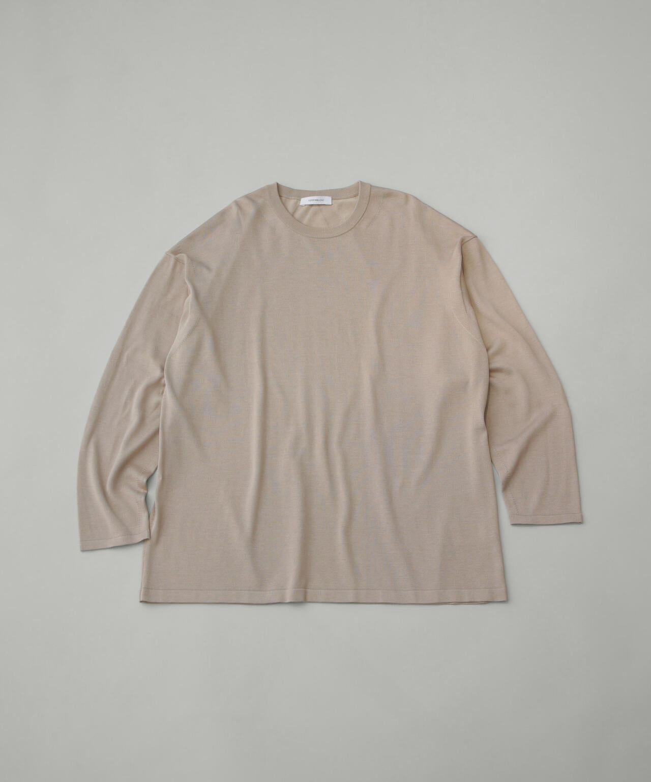 AB.シルクプレーティングリラックスニットTシャツ 6684122222