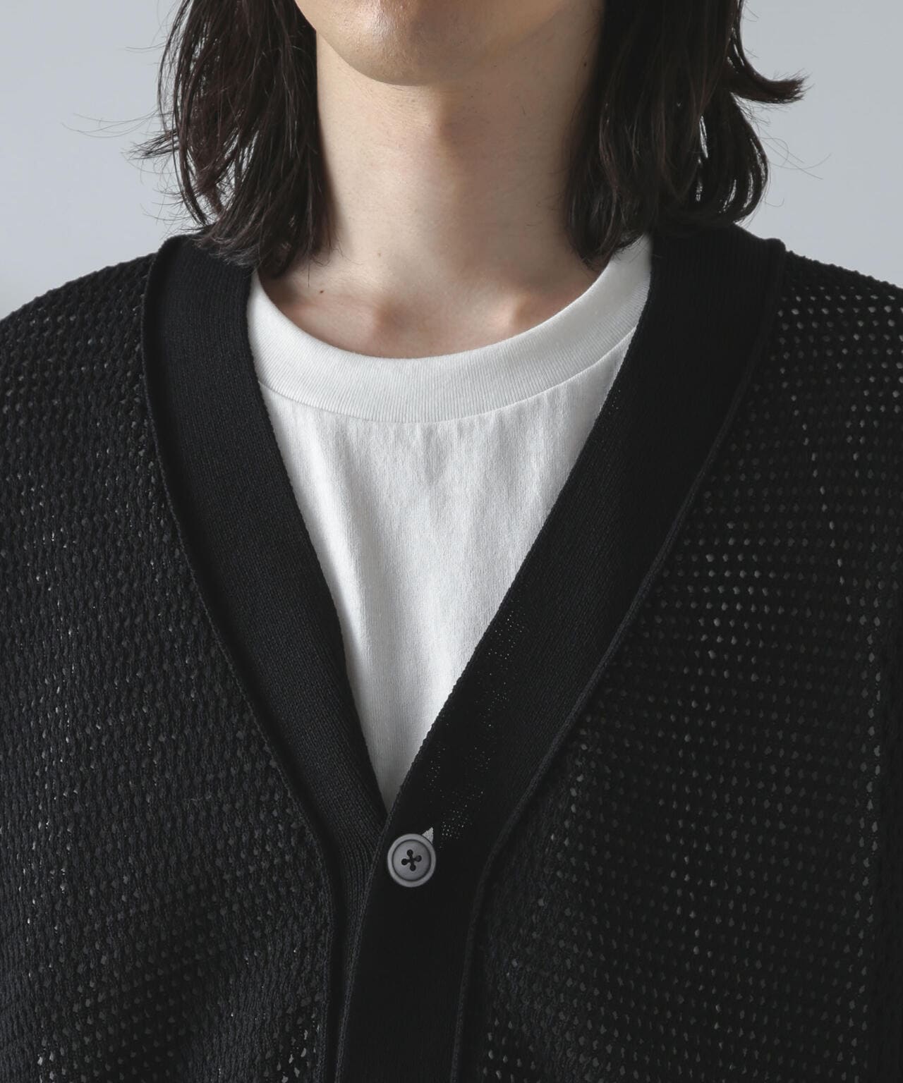 ギマアイレットボクシーニットカーディガン 6684122226