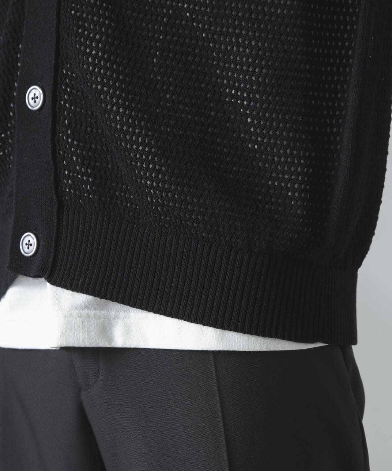 ギマアイレットボクシーニットカーディガン 6684122226