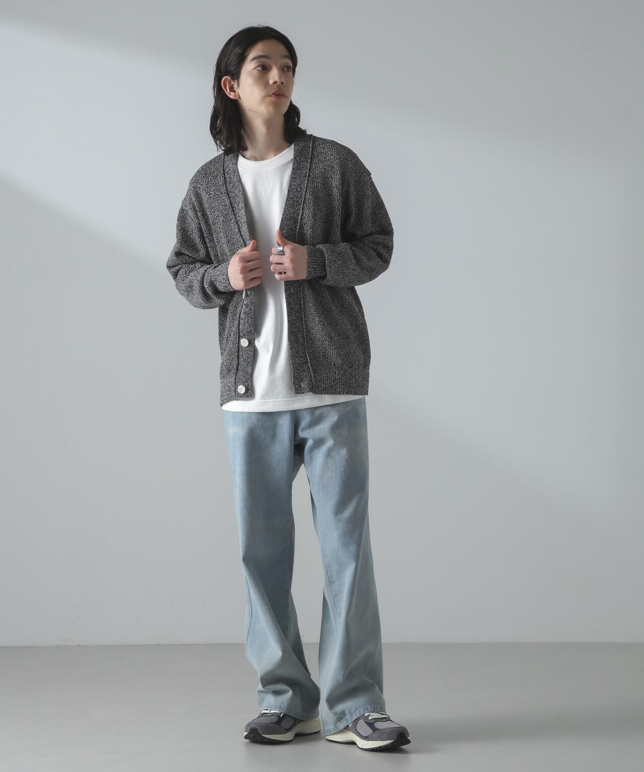 ギマアイレットボクシーニットカーディガン 6684122226