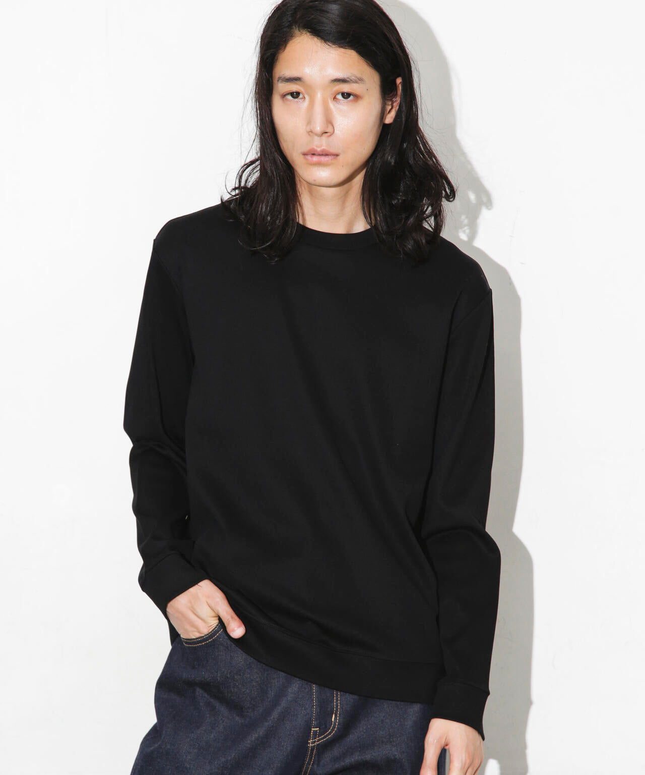 「FORMAL JERSEY」クルーネックカットソー長袖 6684123205