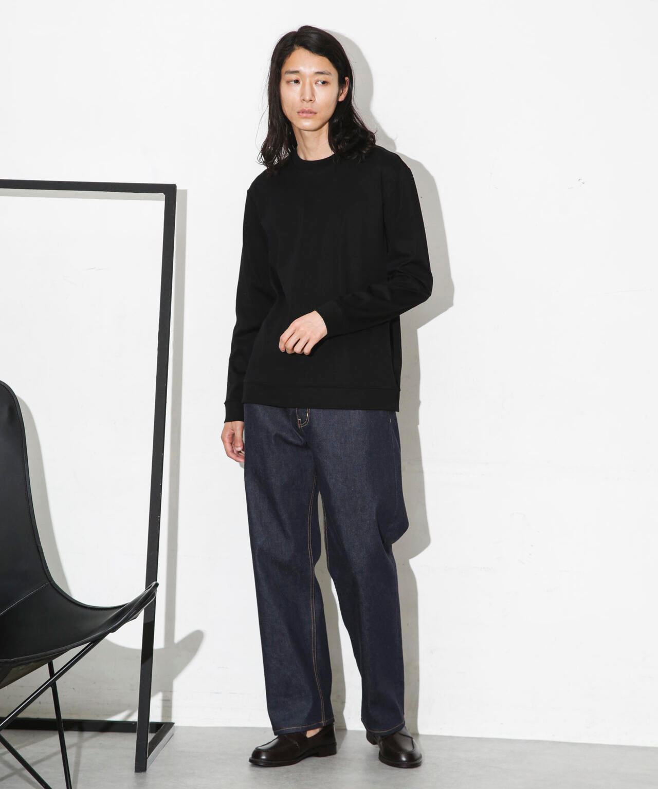 「FORMAL JERSEY」クルーネックカットソー長袖 6684123205