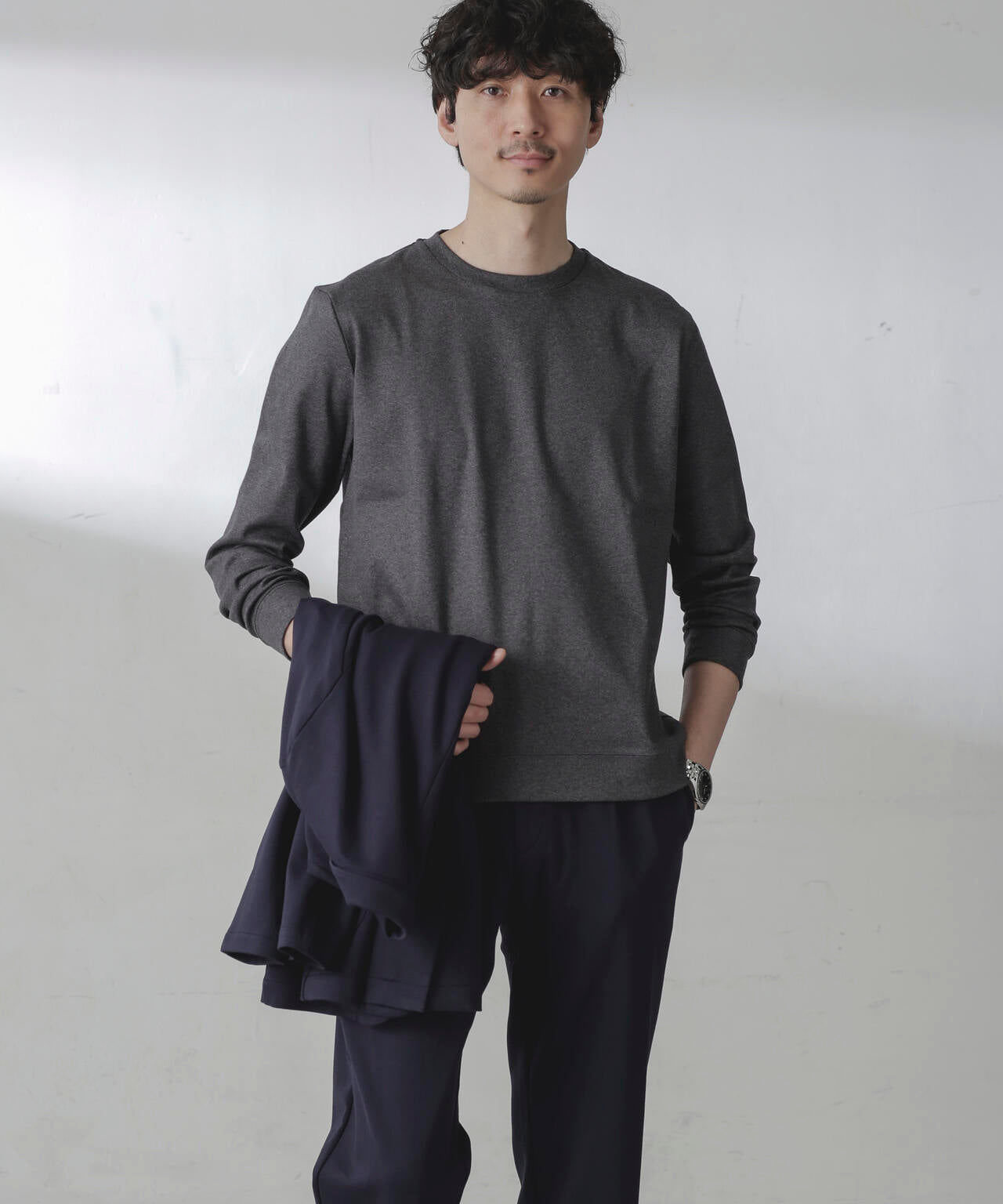 「FORMAL JERSEY」クルーネックカットソー長袖 6684123205