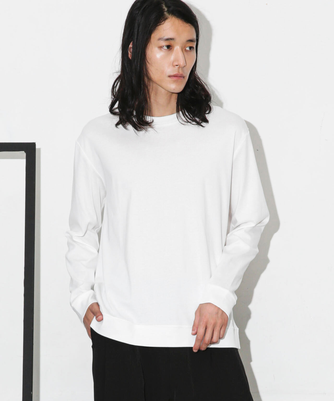 「FORMAL JERSEY」クルーネックカットソー長袖 6684123205