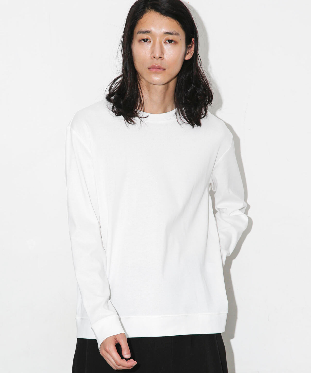 「FORMAL JERSEY」クルーネックカットソー長袖 6684123205