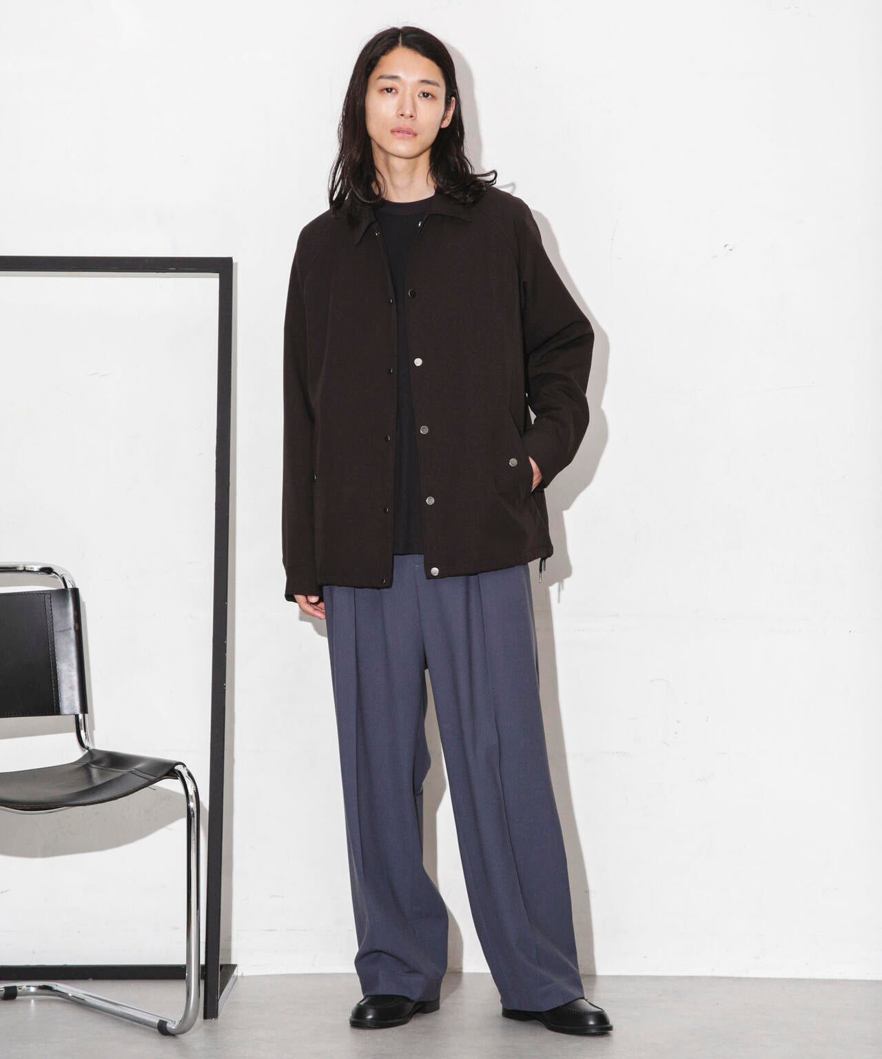 Anti Soaked 汗染み防止 クルーネックTシャツ長袖 6684123208