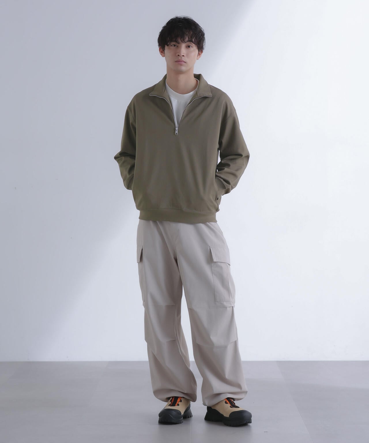 TCポンチハーフジッププルオーバー 6684123214