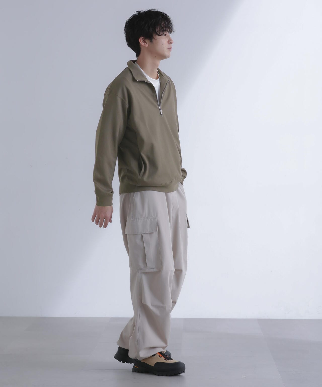 TCポンチハーフジッププルオーバー 6684123214