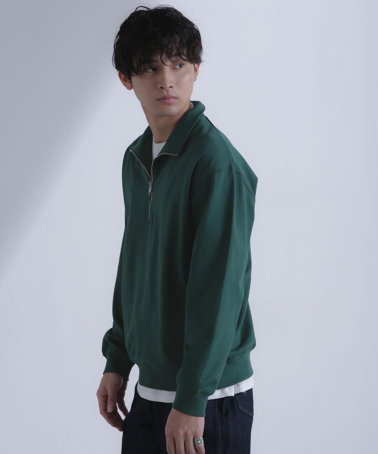 TCポンチハーフジッププルオーバー 6684123214