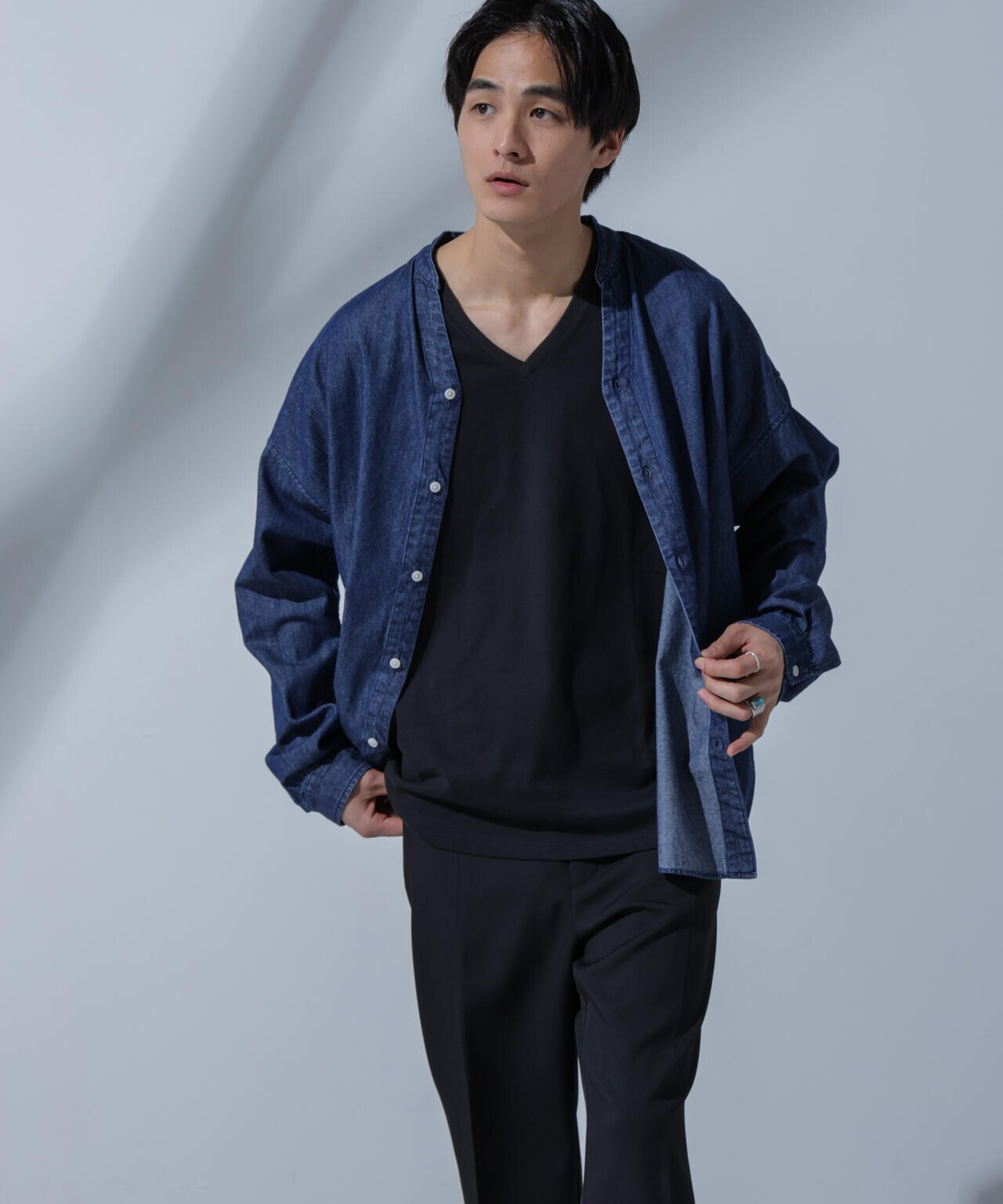 Anti Soaked(R) 汗染み防止 VネックTシャツ 6684124204