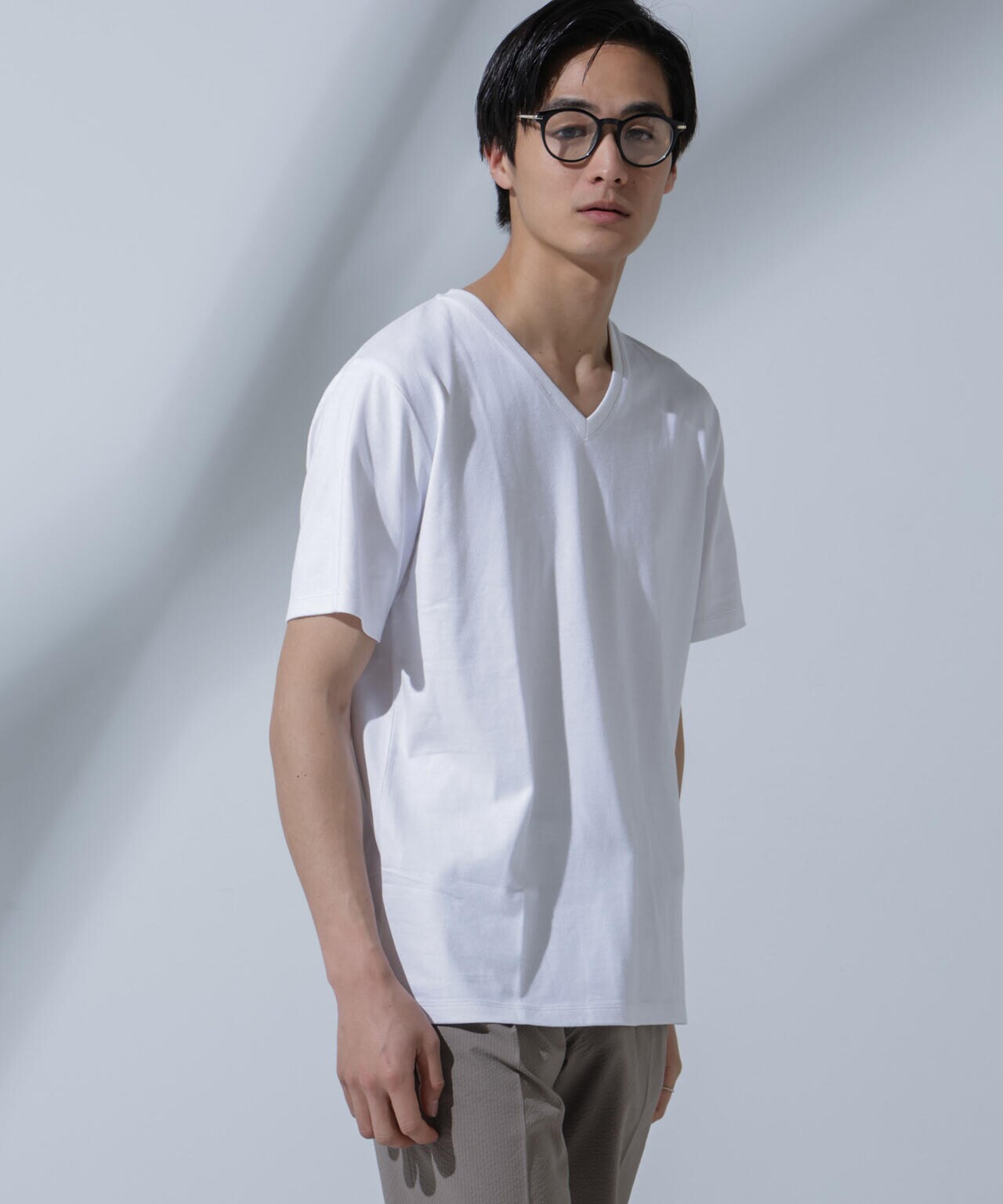Anti Soaked(R) 汗染み防止 VネックTシャツ 6684124204
