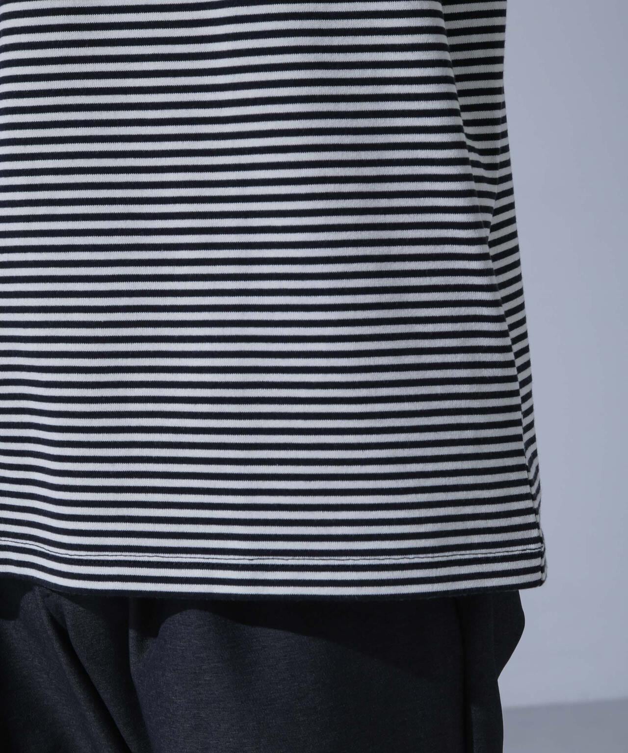 Anti Soaked(R)  汗染み防止 ボーダークルーネックTシャツ 6684124214