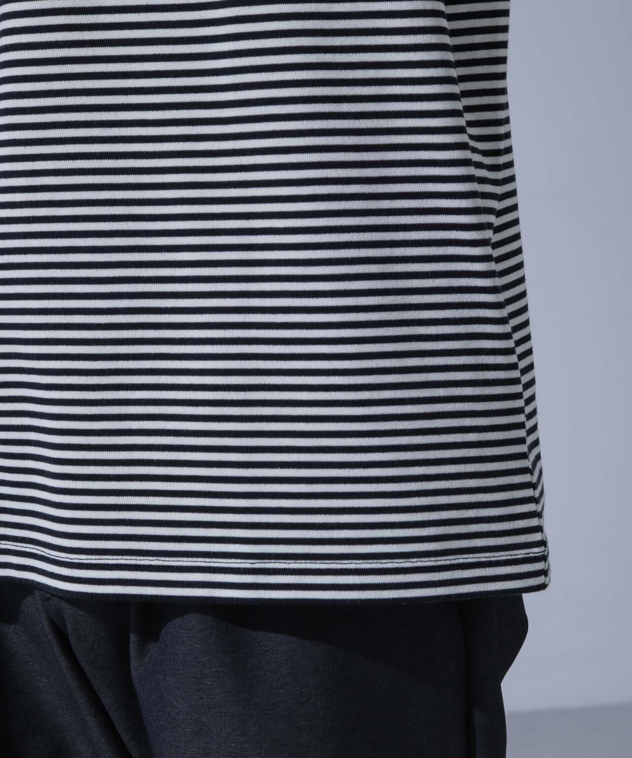 Anti Soaked(R) 汗染み防止 ボーダークルーネックTシャツ 6684124214