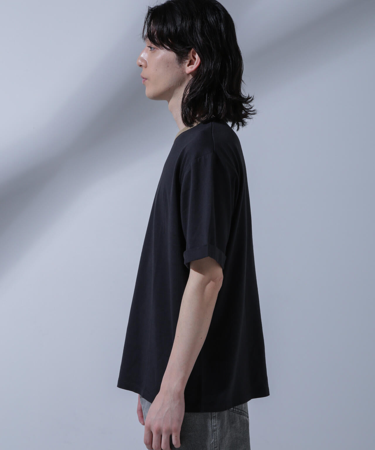 Anti Soaked 汗染み防止 リンガーネックTシャツ 6684124215