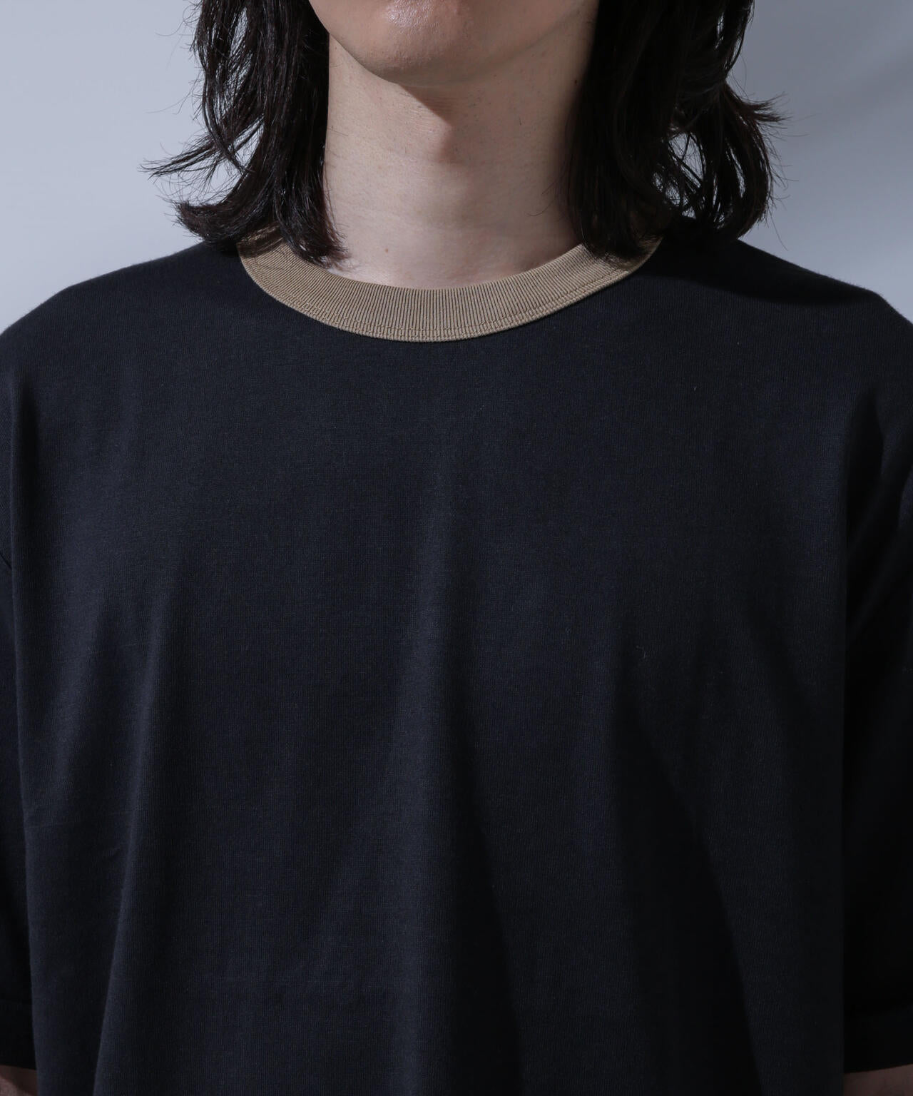 Anti Soaked 汗染み防止 リンガーネックTシャツ 6684124215