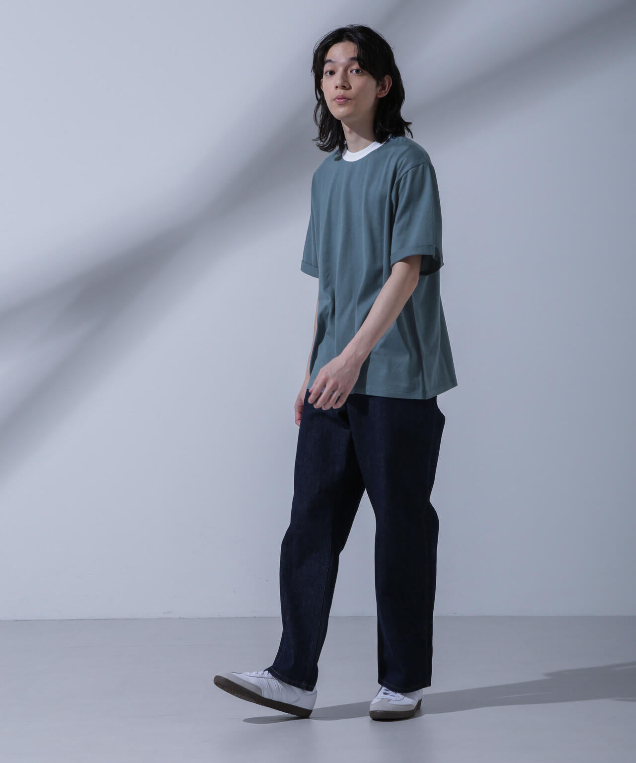 Anti Soaked 汗染み防止 リンガーネックTシャツ 6684124215