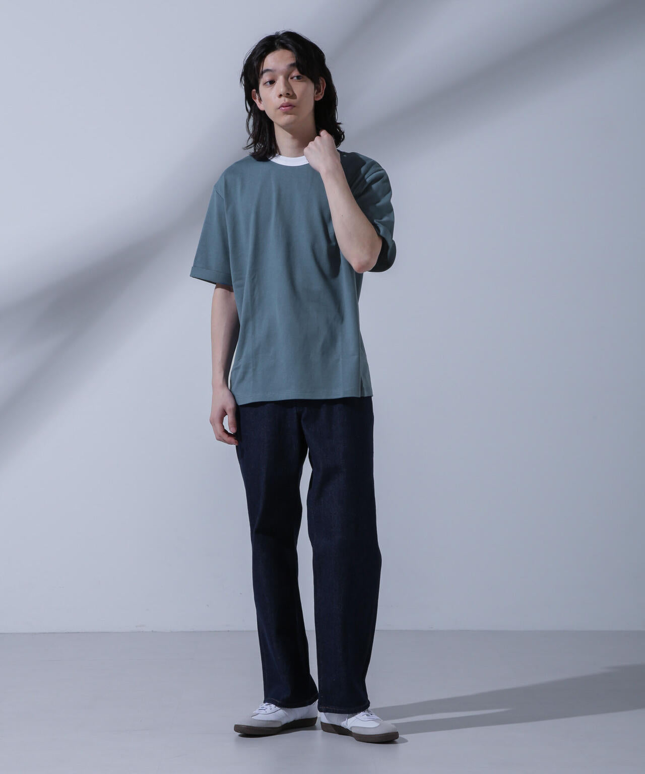 Anti Soaked 汗染み防止 リンガーネックTシャツ 6684124215