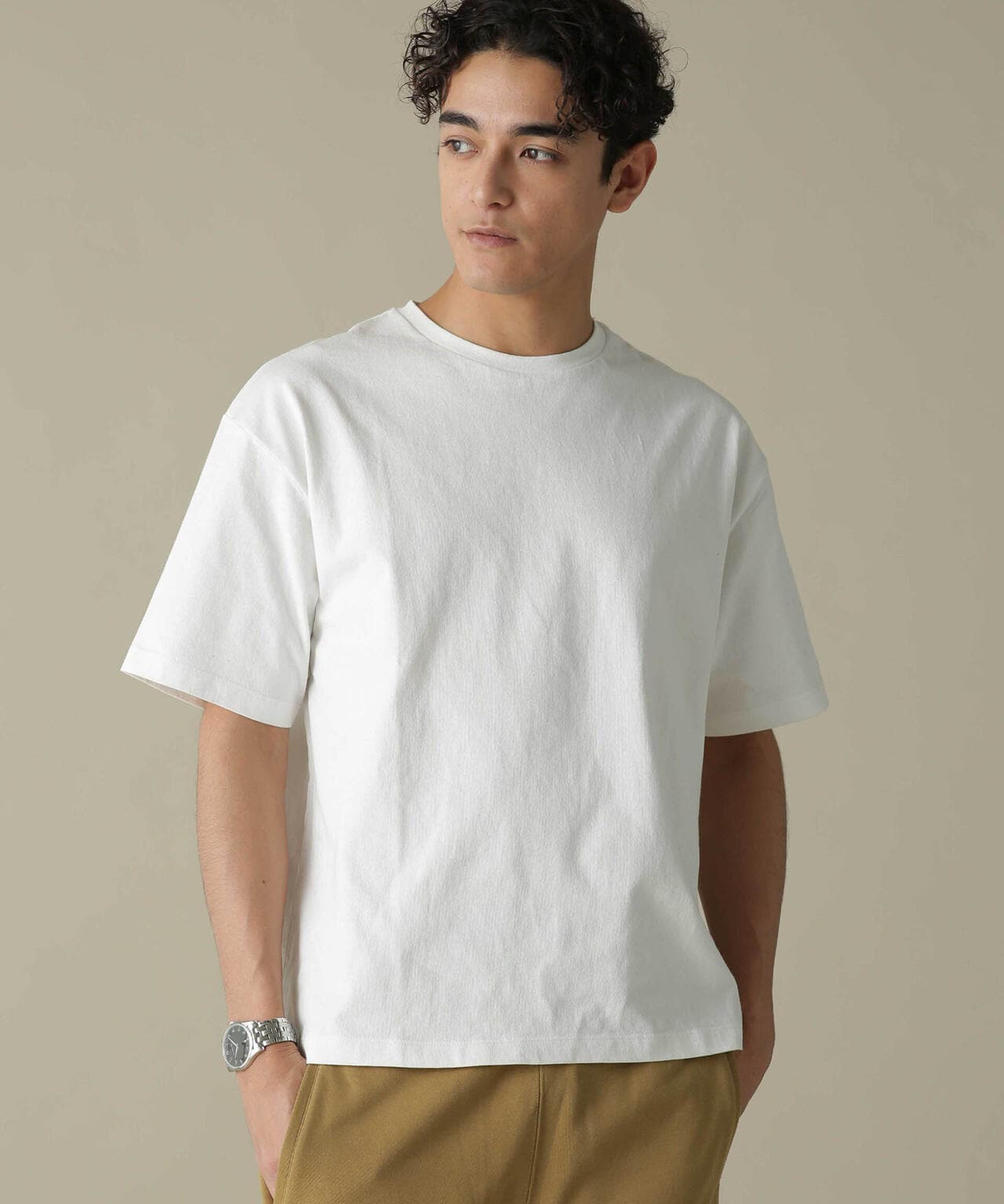 「NJ/CLUB」HOMESTOCK ガーメントダイコットンヘンプTシャツ 6684124222