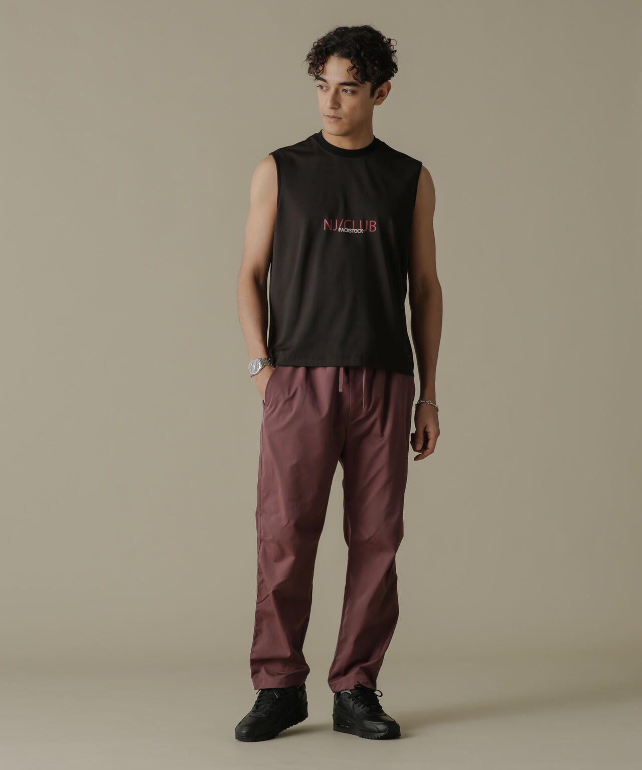 「NJ/CLUB」PARKSTOCK ファンクションストレートパンツ 6684127214
