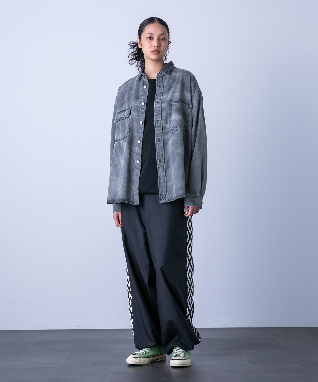 「HOTEL PALACE(オテルパラス)」UMBROトラックパンツ 6684127215