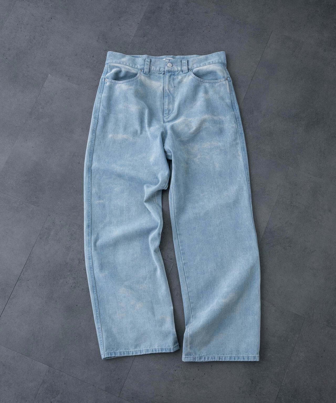 「HOTEL PALACE(オテルパラス)」バイオブリーチワイドデニムパンツ(セットアップ可) 6684127216