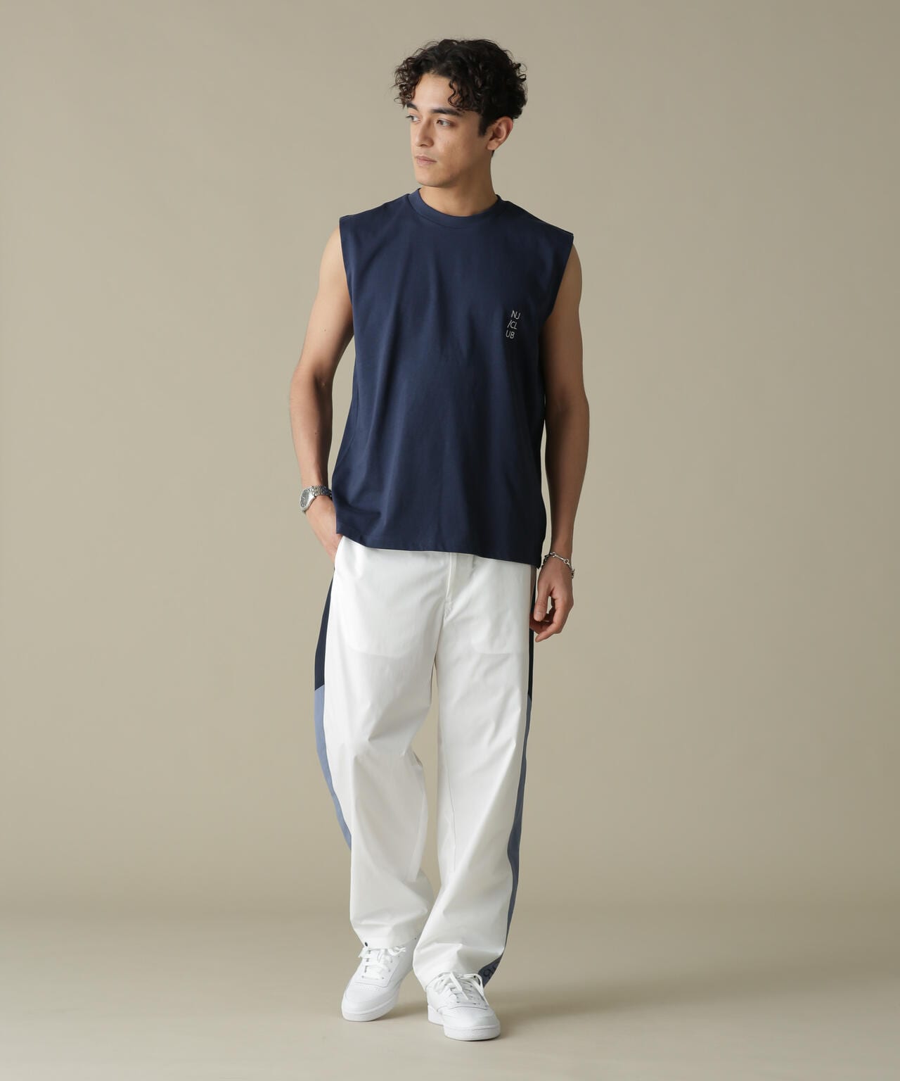 「NJ/CLUB」PARKSTOCK トラックパンツ(セットアップ可) 6684127220