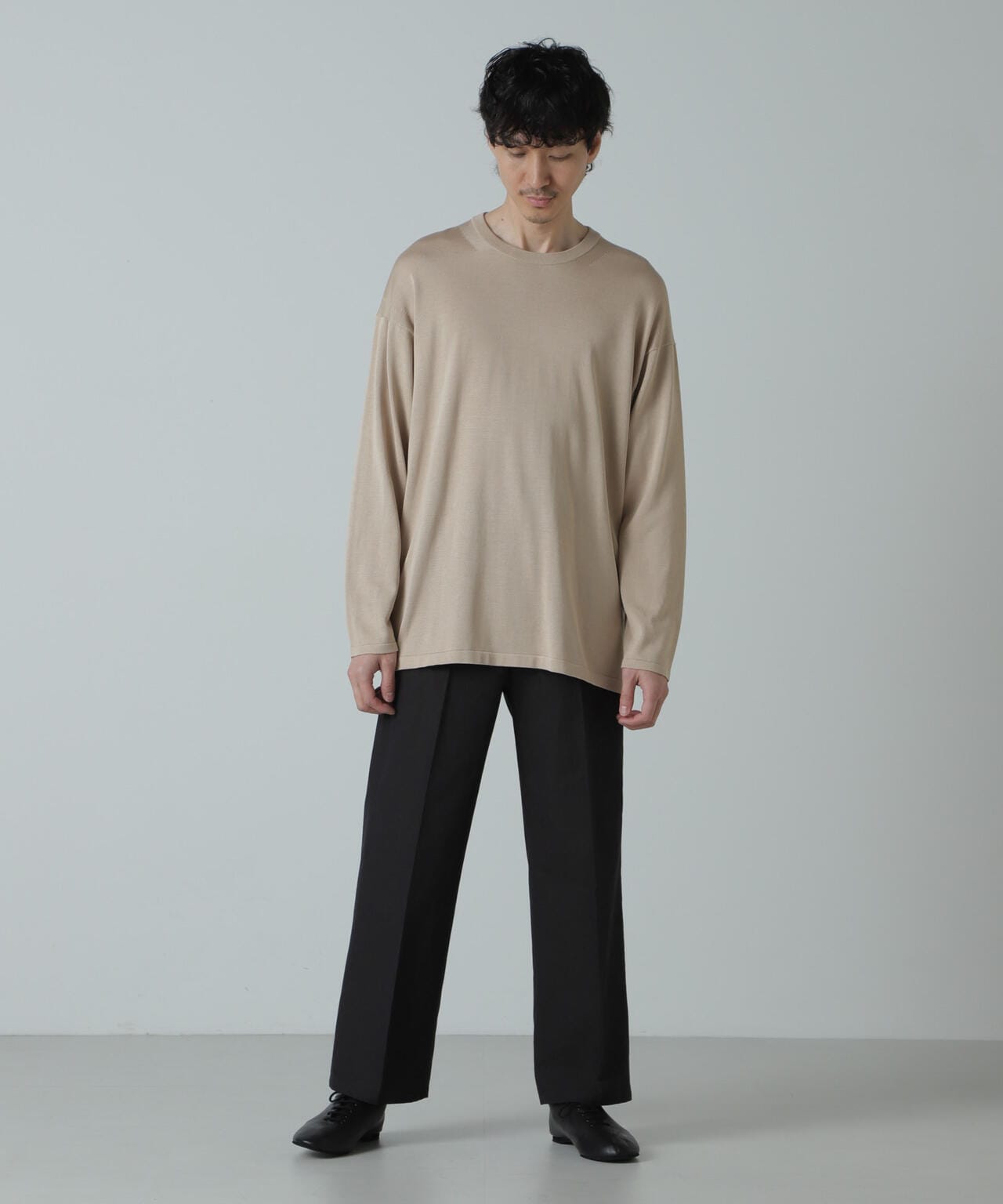 AB.コットン/ラミーネップシャンブレーパンツ(セットアップ可) 6684127225