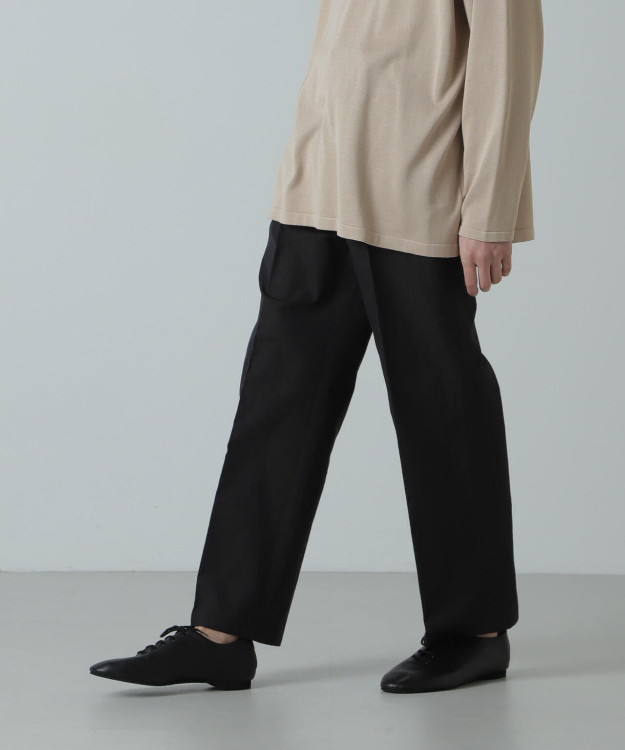 AB.コットン/ラミーネップシャンブレーパンツ(セットアップ可) 6684127225