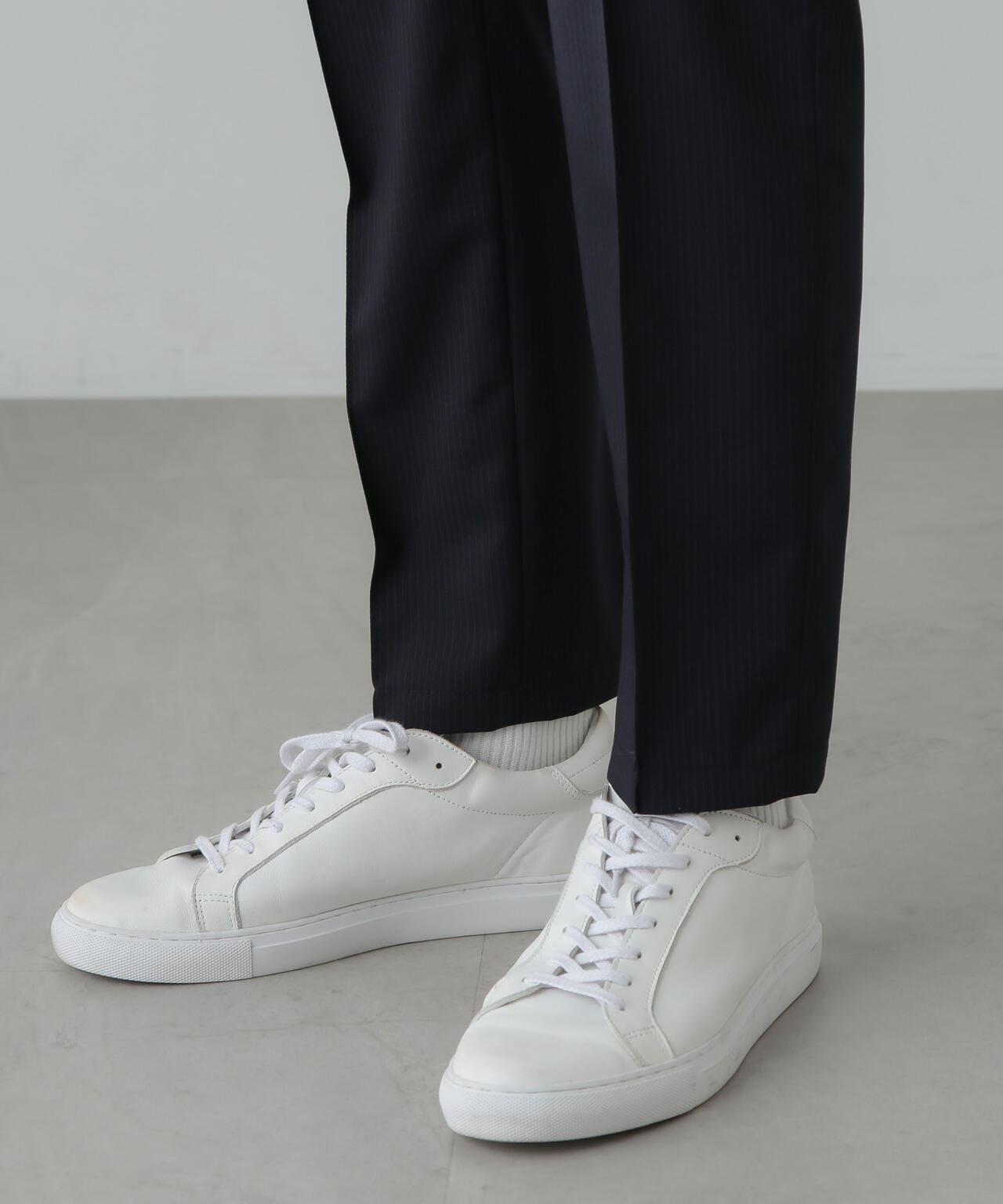 「N TROUSERS」サマーウールTWストライプパンツ(セットアップ可) 6684129202