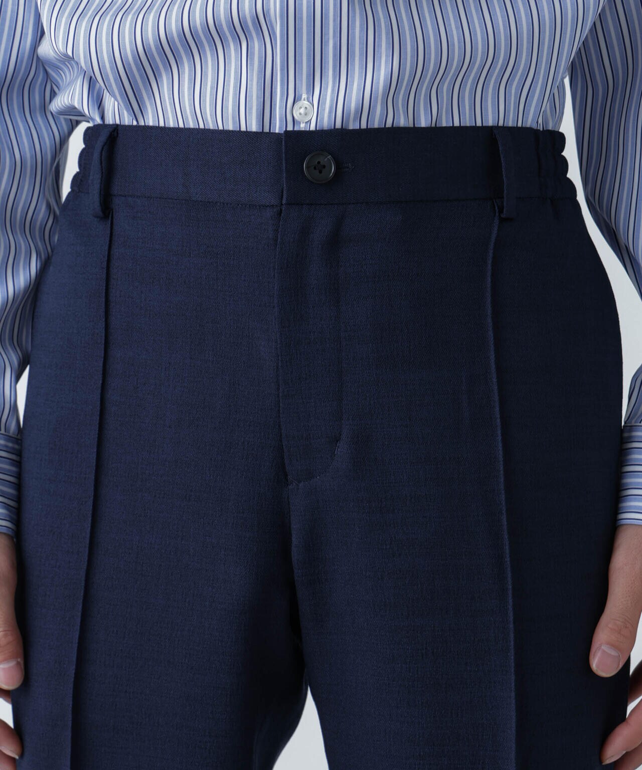 「N TROUSERS」Reflax(R)スラブツイルストレッチパンツ(セットアップ可) 6684129203