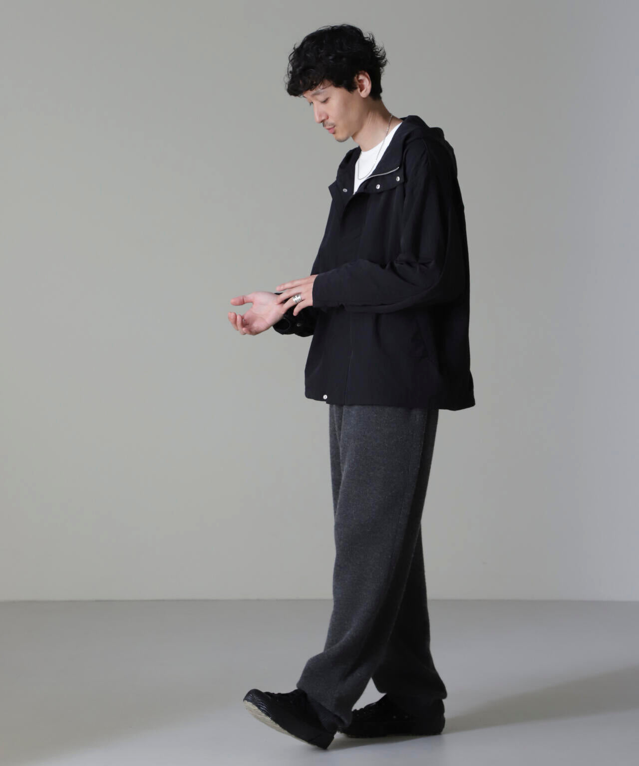 水溶性ボンディング撥水ショートモッズコート(セットアップ可) 6684212212