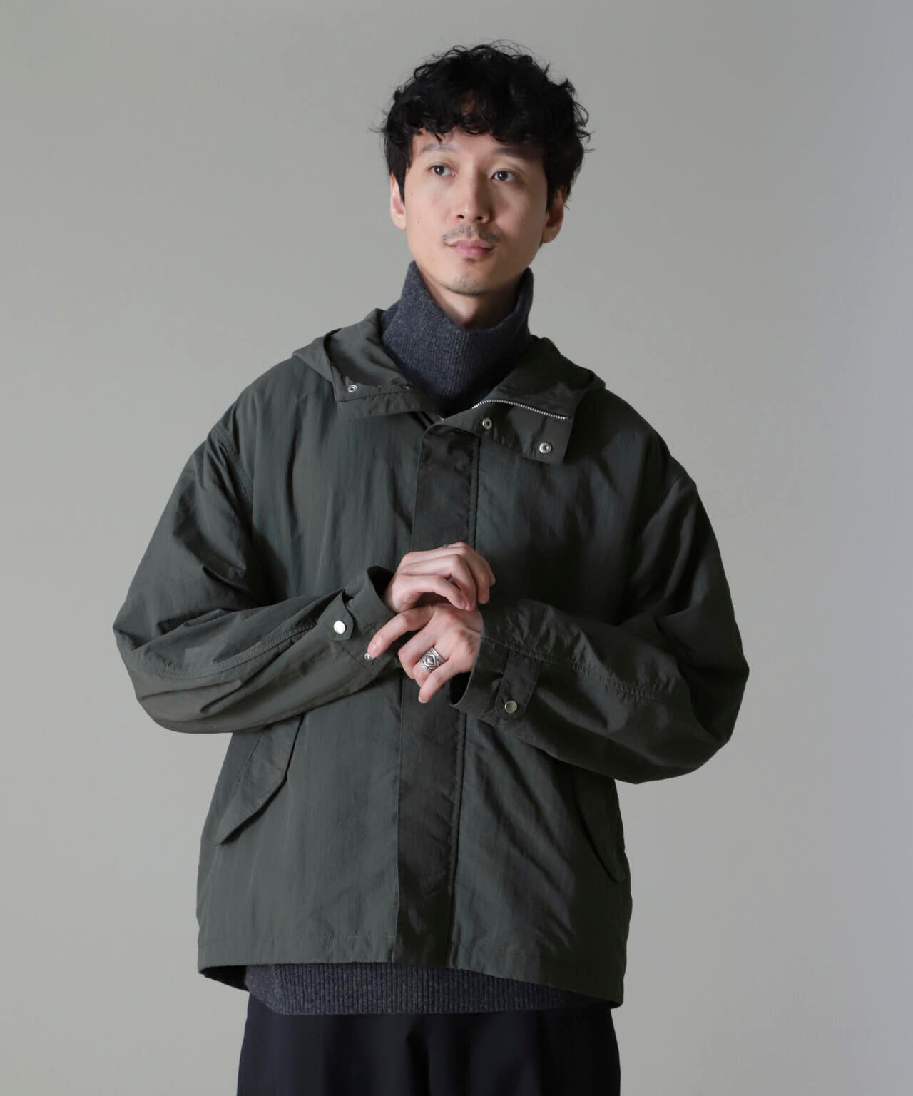 水溶性ボンディング撥水ショートモッズコート(セットアップ可) 6684212212