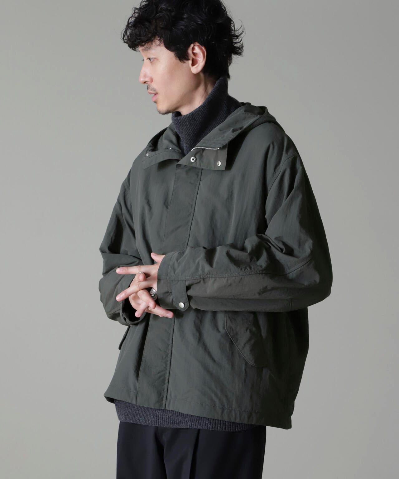 水溶性ボンディング撥水ショートモッズコート(セットアップ可) 6684212212