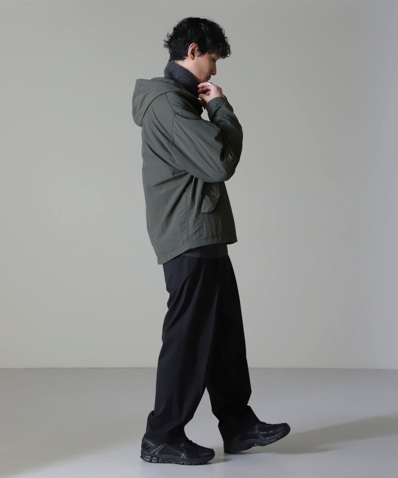 水溶性ボンディング撥水ショートモッズコート(セットアップ可) 6684212212