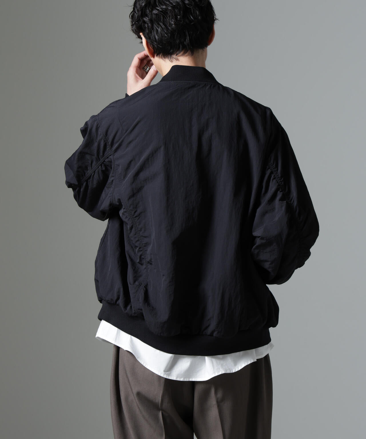 水溶性ボンディング撥水MA-1ブルゾン(セットアップ可) 6684212213