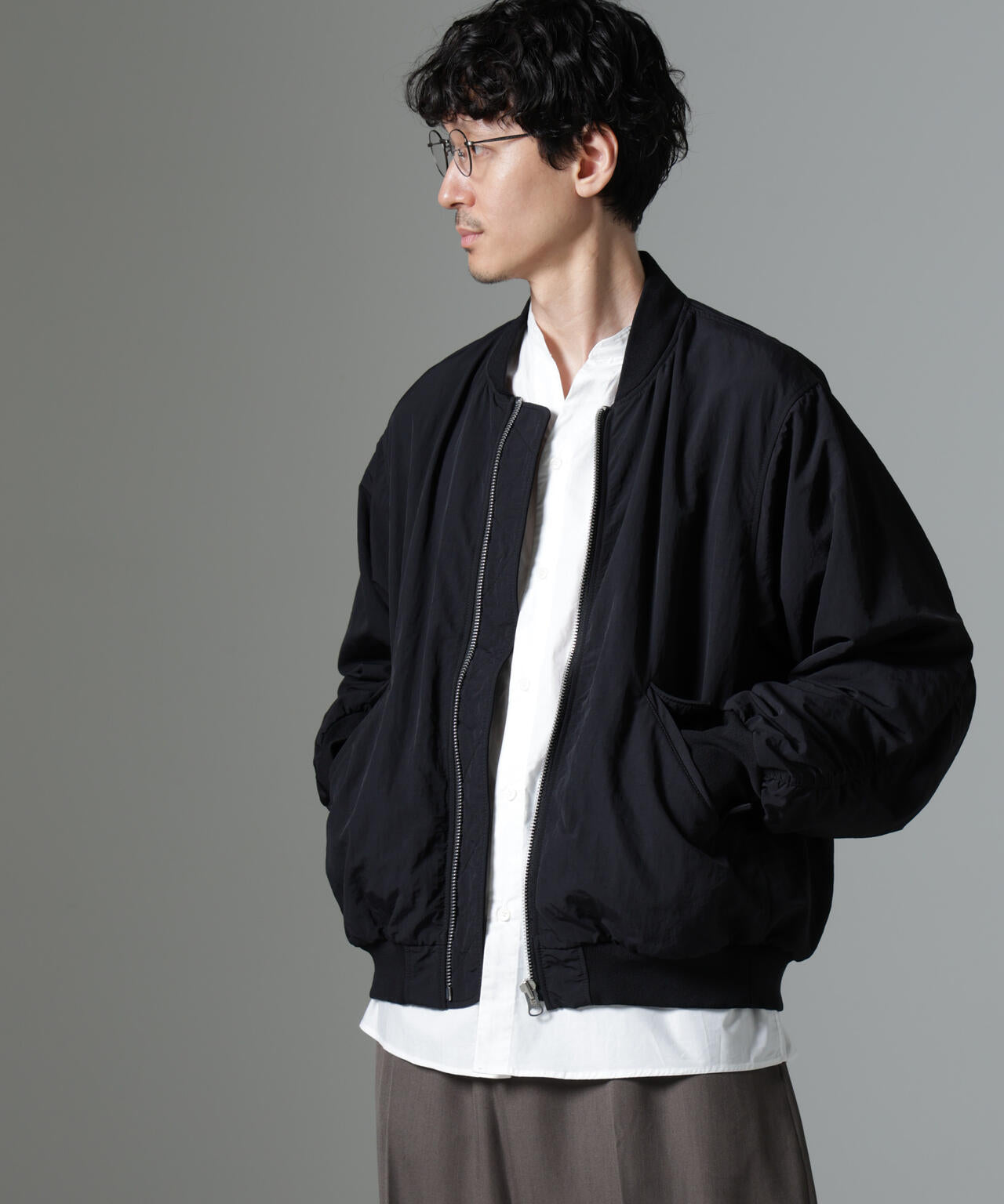 水溶性ボンディング撥水MA-1ブルゾン(セットアップ可) 6684212213