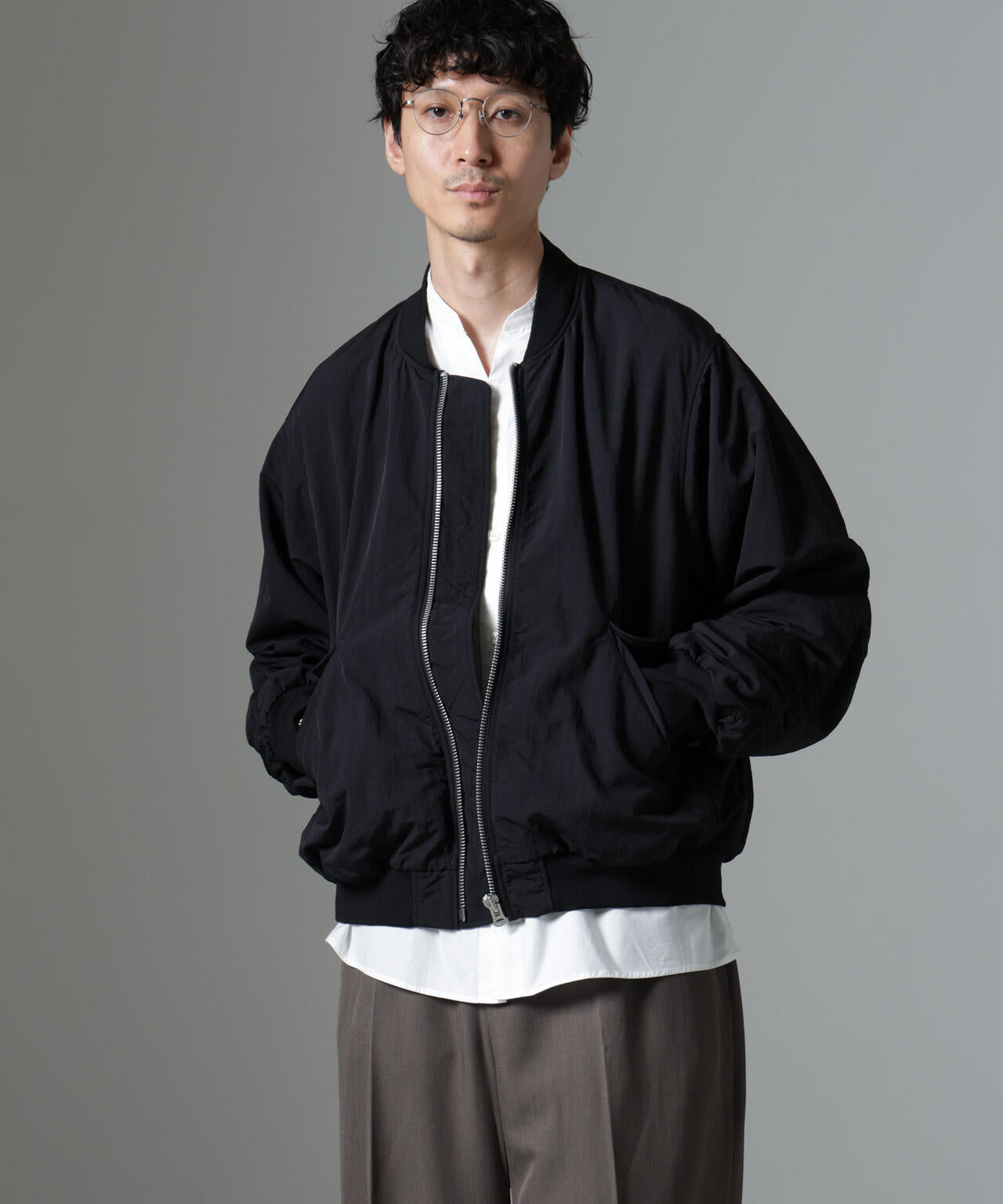 水溶性ボンディング撥水MA-1ブルゾン(セットアップ可) 6684212213