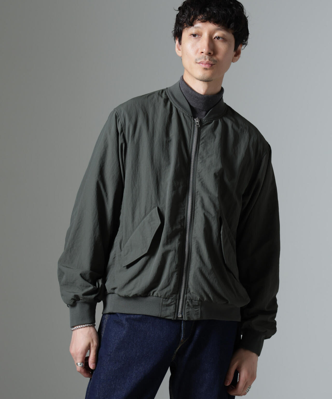 水溶性ボンディング撥水MA-1ブルゾン(セットアップ可) 6684212213