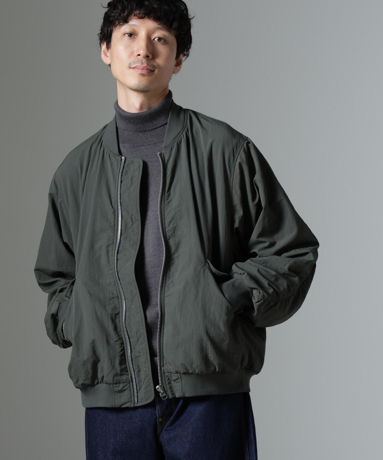 水溶性ボンディング撥水MA-1ブルゾン(セットアップ可) 6684212213