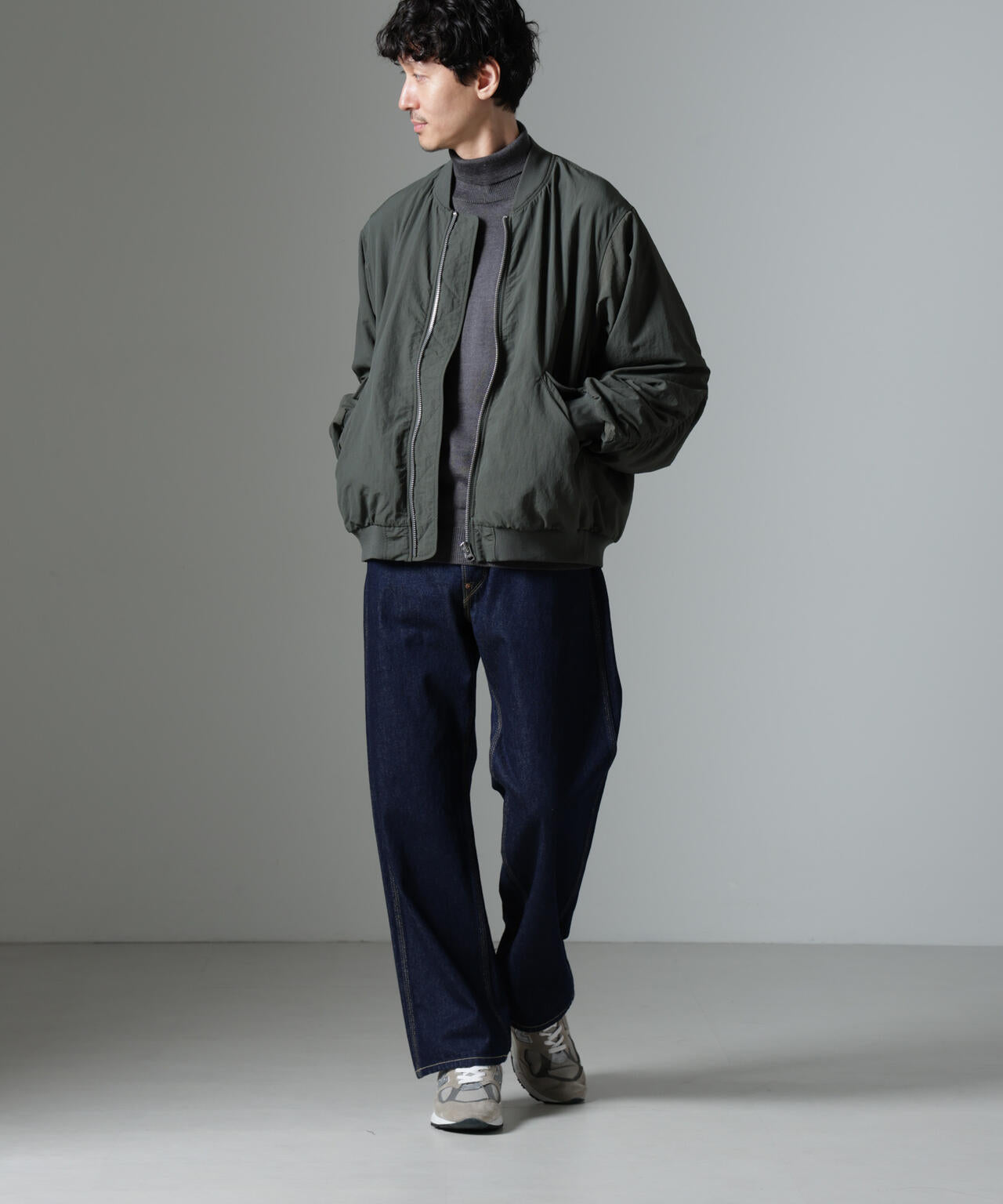 水溶性ボンディング撥水MA-1ブルゾン(セットアップ可) 6684212213