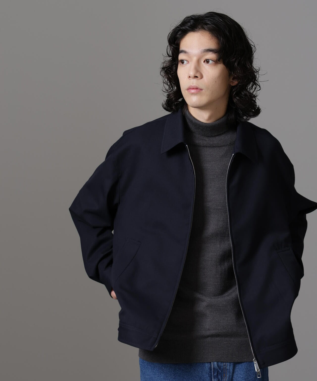 カルゼハリントンジャケット 6684212214