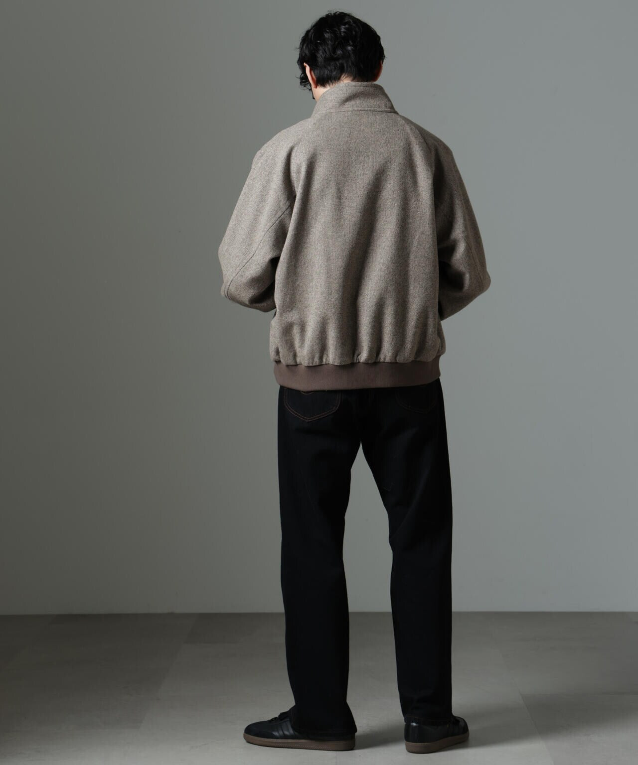 ツイードハリントンジャケット 6684212215